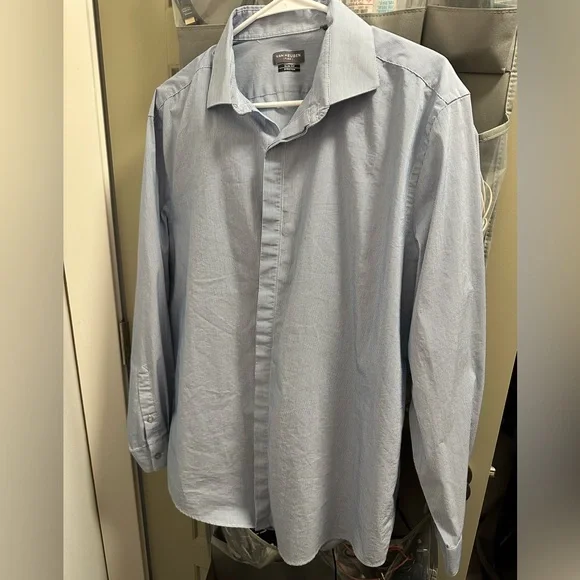 van heusen tall fit stretch dress shirt European City Fit & Flare Mini Dress